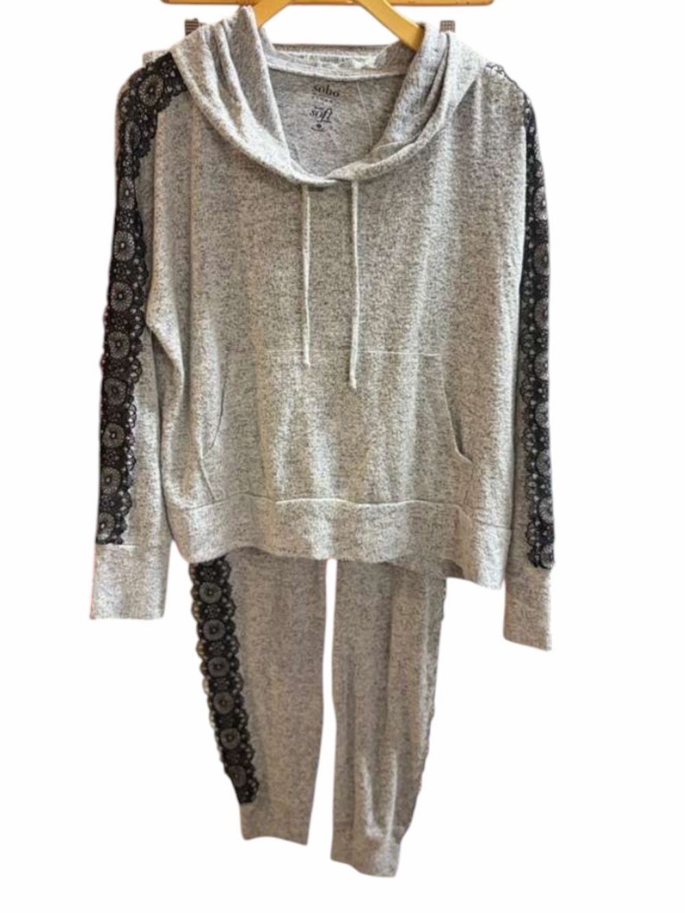 Soho Soft Heather Gray Pullover Hoodie